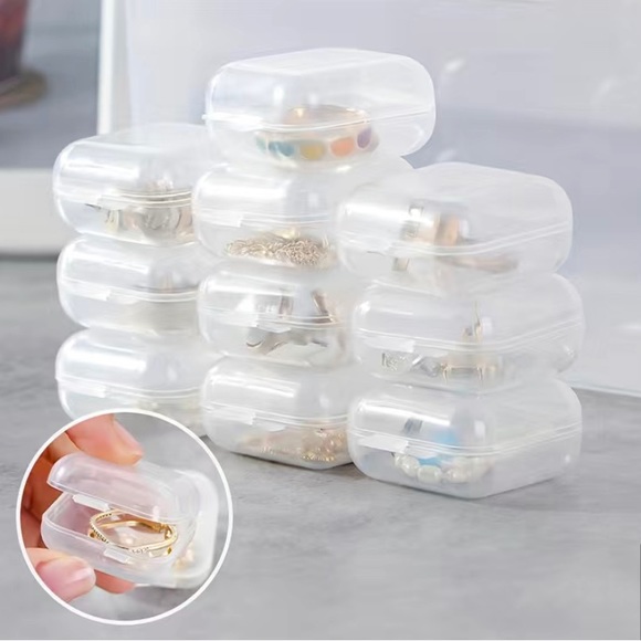 NIP 10pcs/Set Mini Empty Storage Boxs,DustProof Versatile Jewelry Organizer. - Picture 4 of 9